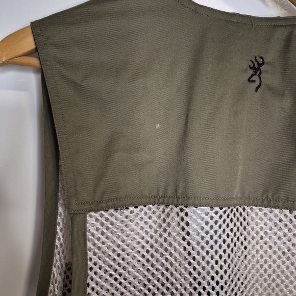 Browning Deluxe Mesh Shooting Competition Vest Mens Large Model 305-002 Pockets - Picture 7 of 10